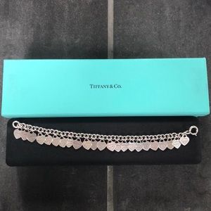 Used Tiffany & Co multi-heart tag bracelet